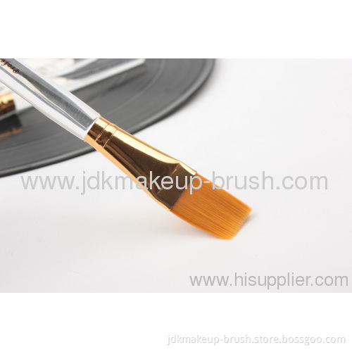 Synthetic Hair Facial Mask Brush With Acrylic Handle 
